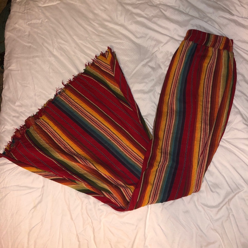 Serape bell bottom/flared pants
